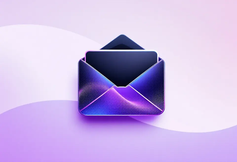 Ilustração de um envelope de e-mail