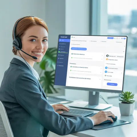 Atendente seguindo regras padronizadas de atendimento ao cliente